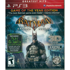 Batman: Arkham Asylum [Game of the Year]